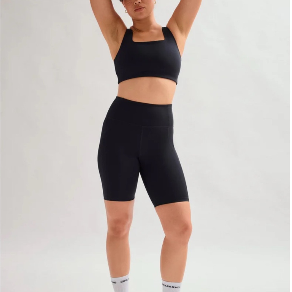 Girlfriend Collective Black Bike Shorts - Picture 5 of 7